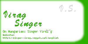 virag singer business card